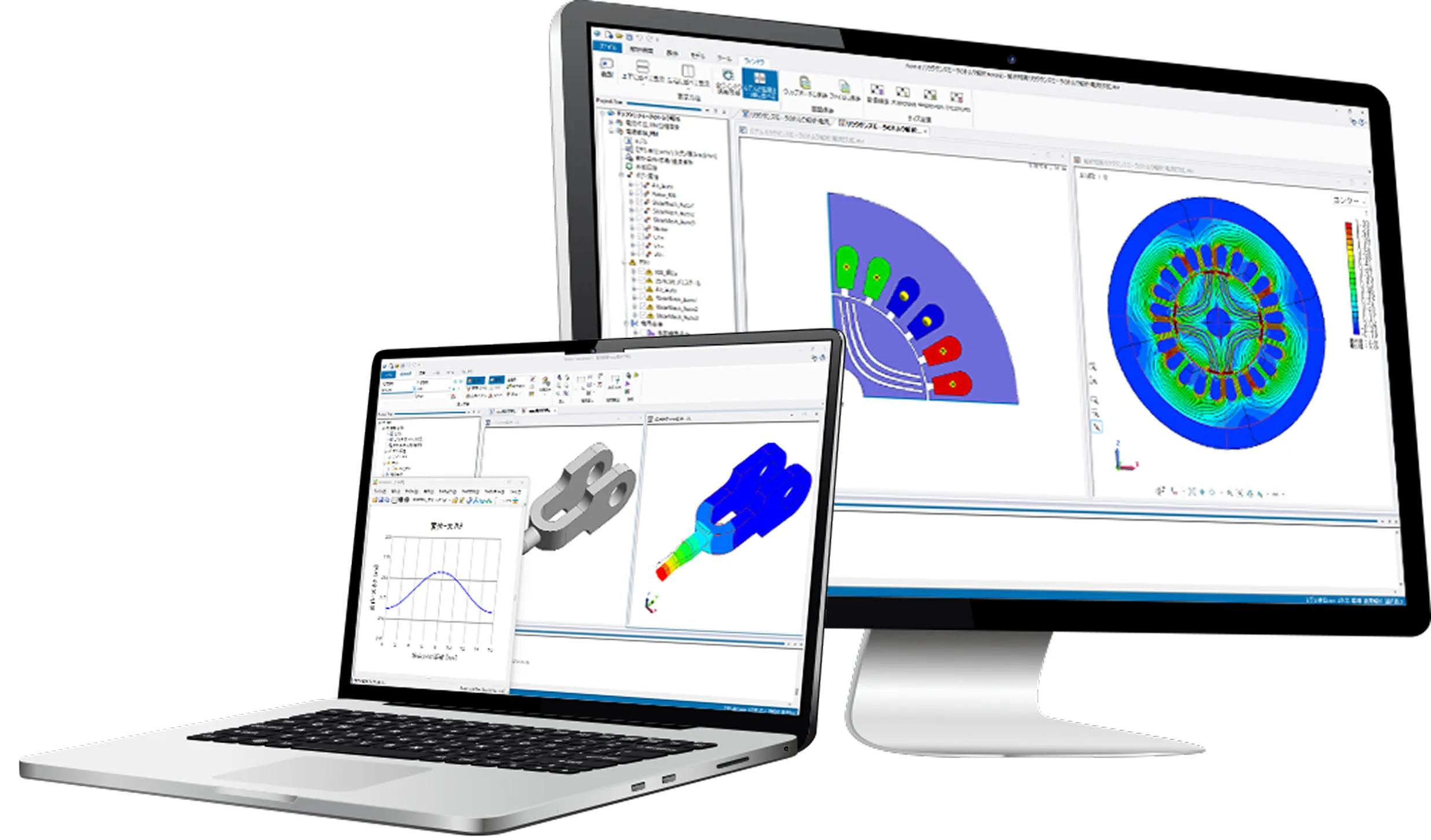 Supporting Designers' Ideas with Reliable Simulation Simulation Software Femtet